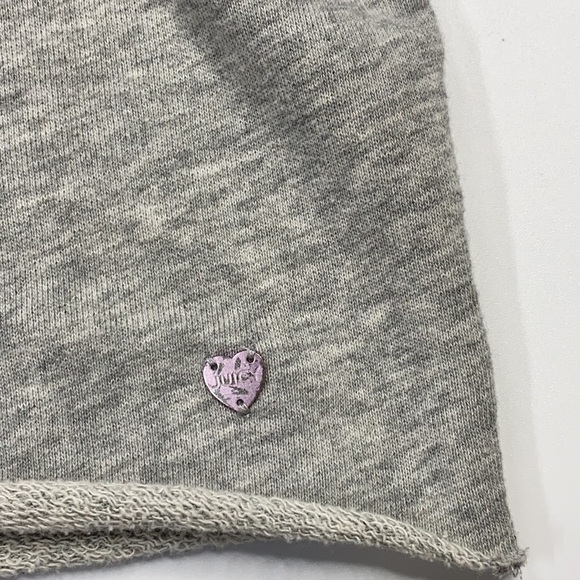 Juicy Couture Golden State Gray Cropped Sweatshirt Size Large - Picture 6 of 8